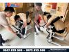 Xe lăn nâng hạ bệnh nhân piston