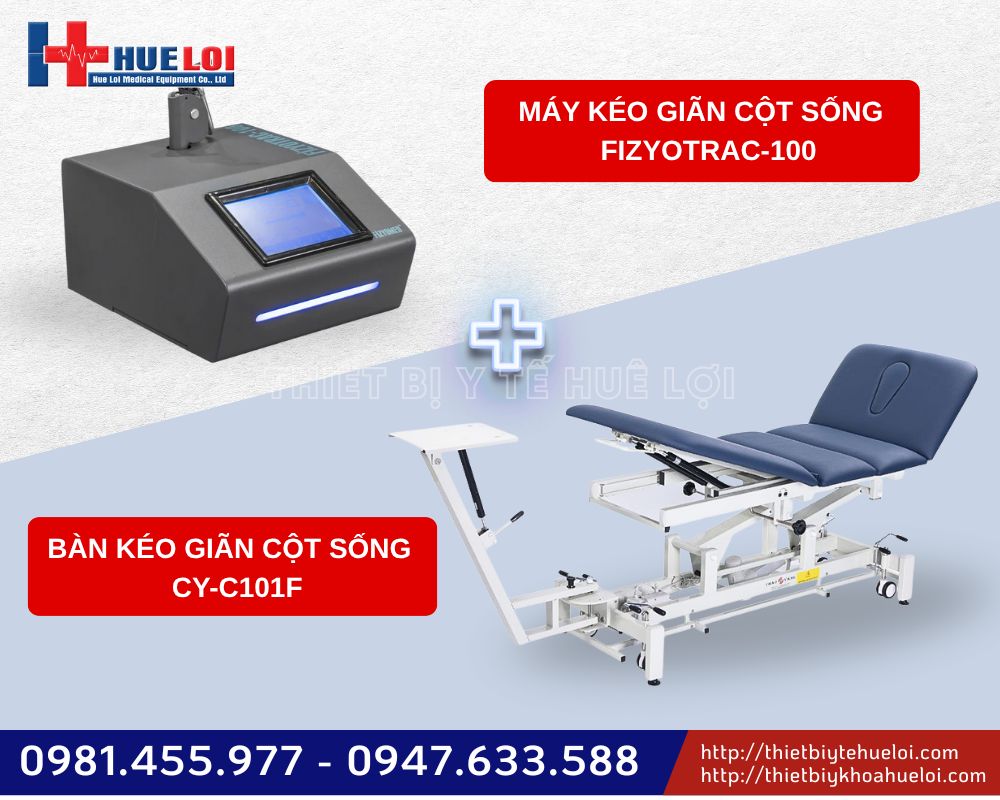 Thiết bị kéo giãn cột sống lưng cổ FIZYOTRAC-100