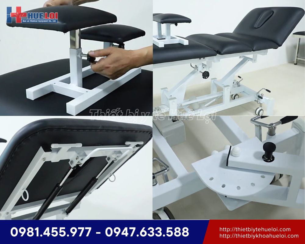 các phần chi tiết giường kéo giãn cao cấp 