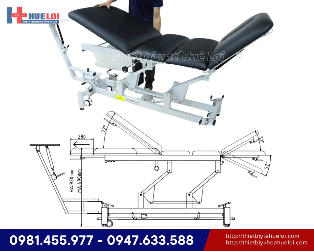 góc nâng hạ giường CY-C101F