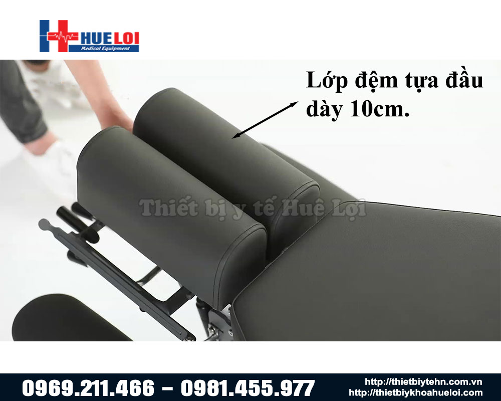 Lớp đệm tựa đầu dày 10cm của giường tác động cột sống toàn thân EL08B