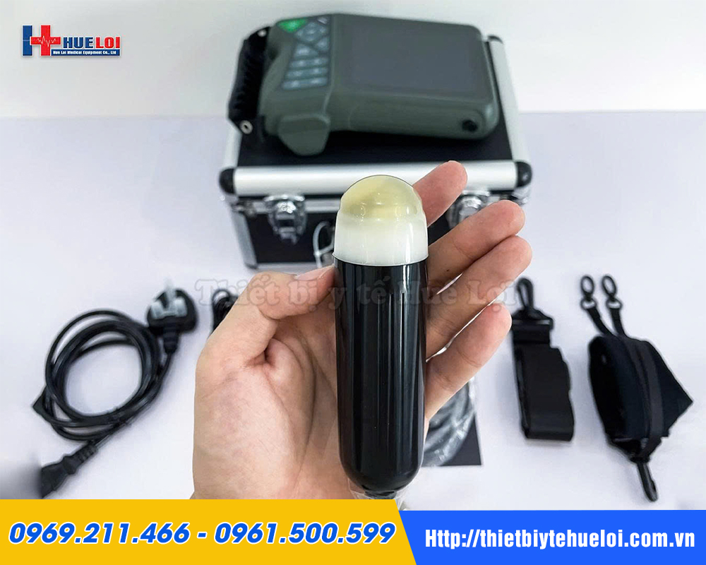 Trọn bộ m&aacute;y si&ecirc;u &acirc;m th&uacute; y cầm tay DAWEI k&egrave;m phụ kiện v&agrave; th&ugrave;ng đựng