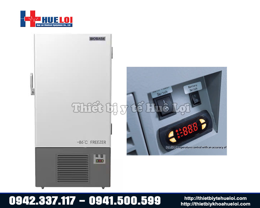 Tủ trữ đông âm sâu -86°C BIOBASE