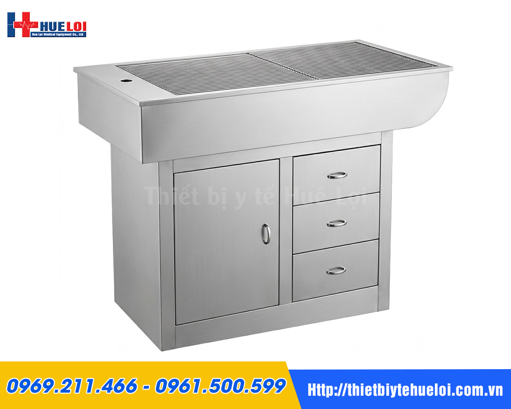 Bàn khám thú y giá rẻ chất liệu inox không gỉ