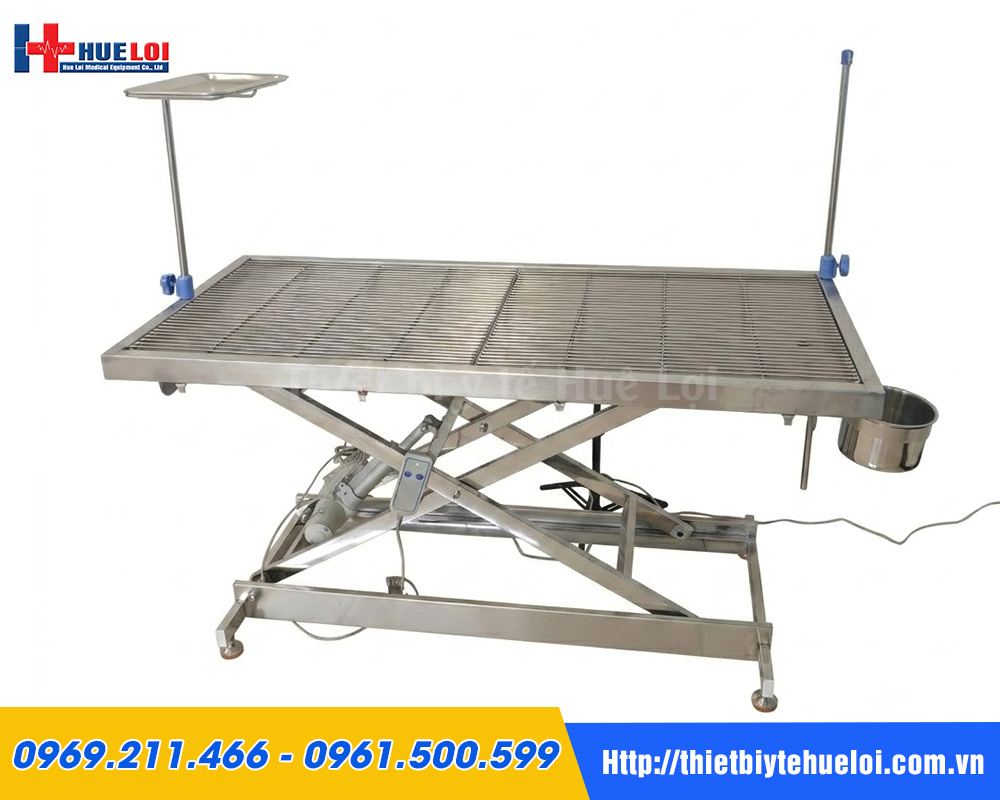 B&agrave;n mổ điện th&uacute; y thương hiệu Hu&ecirc; Lợi