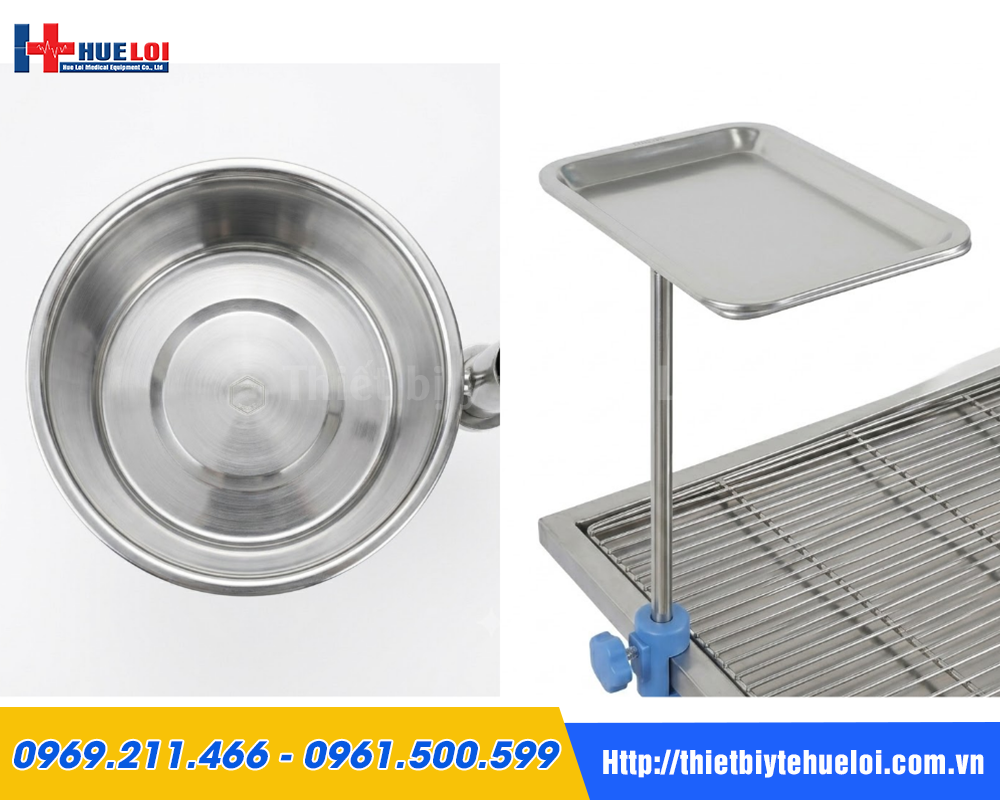 phụ kiện đi kèm của bàn mổ thú ý