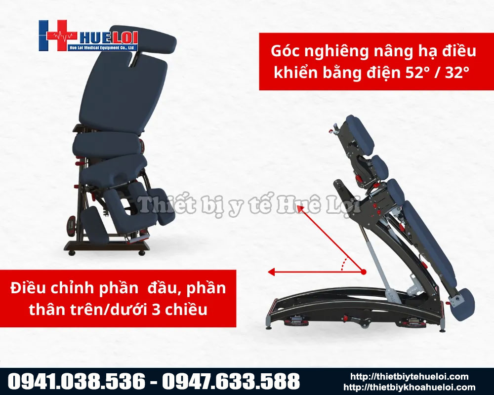 giường tác động cột sống điều chỉnh tư linh hoạt