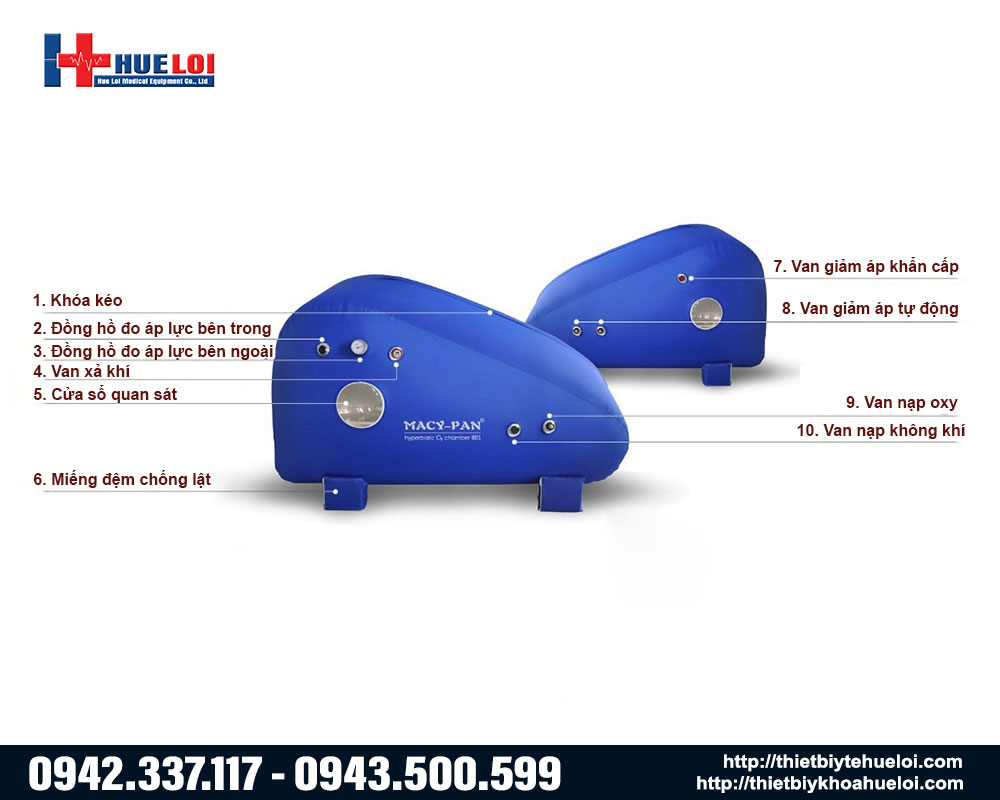 buồng Oxy cao &aacute;p sử dụng cho vận động vi&ecirc;n thể thao