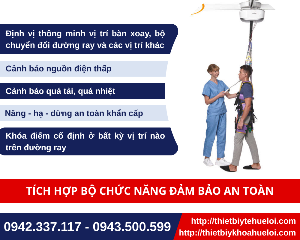 Ưu điểm nổi bật của hệ thống tập đi treo trần tự động