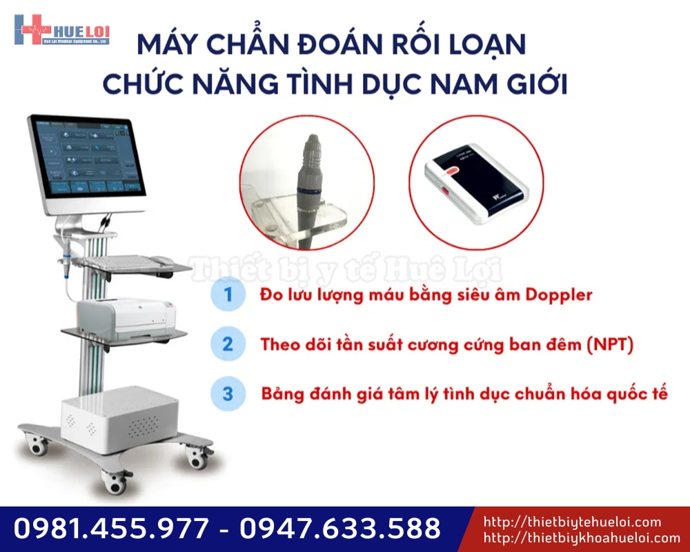 Máy chẩn đoán rối loạn chức năng sinh lý nam giới