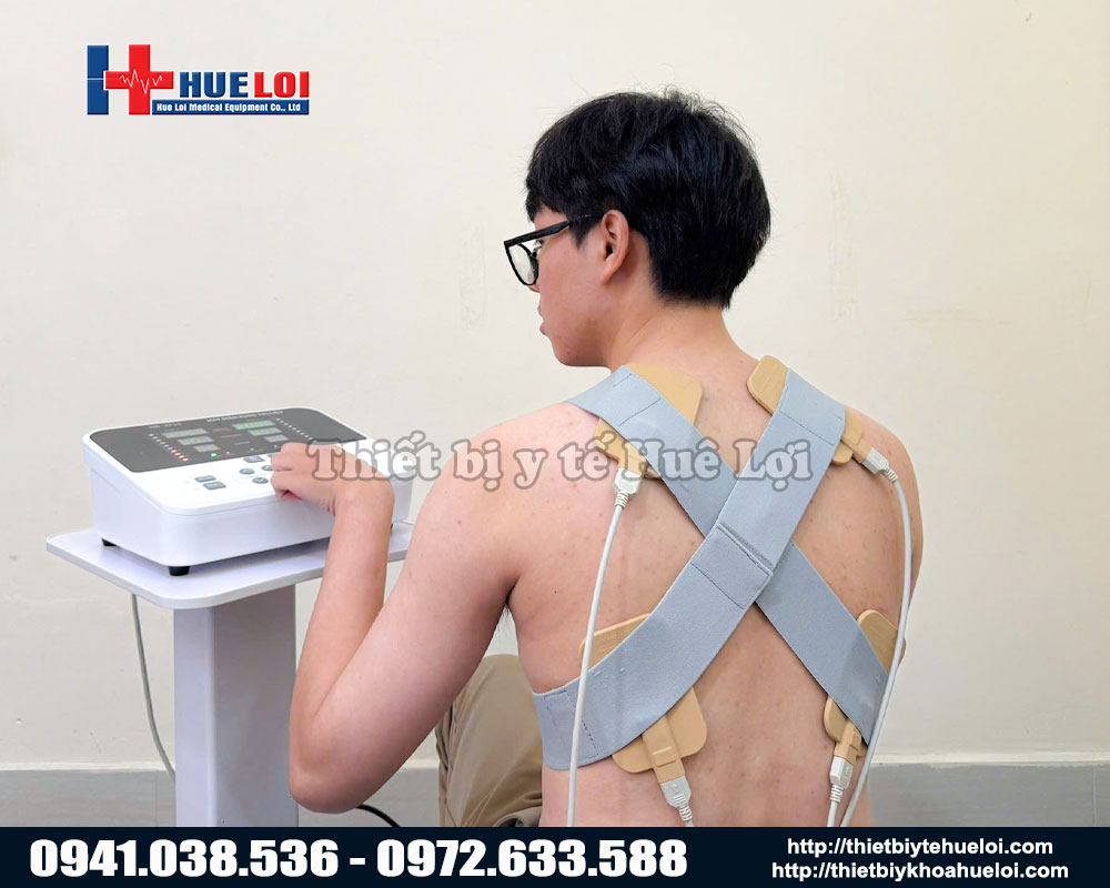 M&aacute;y điện xung trị liệu Hu&ecirc; Lợi đang cung cấp
