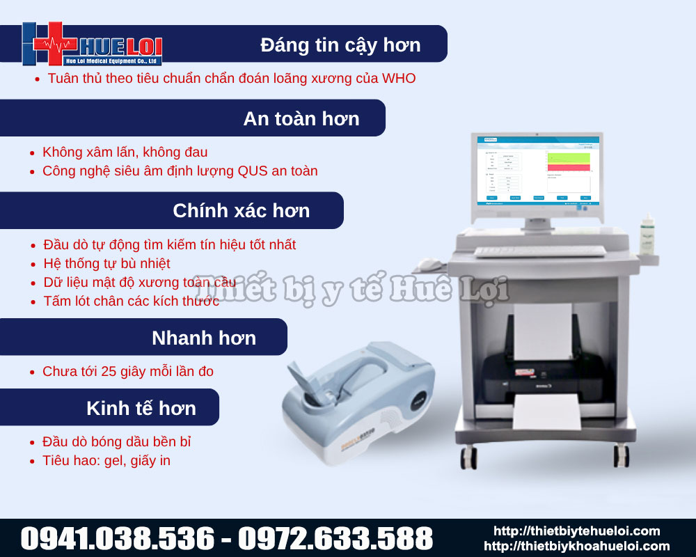 Thiết bị tầm so&aacute;t lo&atilde;ng xương kh&ocirc;ng x&acirc;m lấn OsteoKJ3000