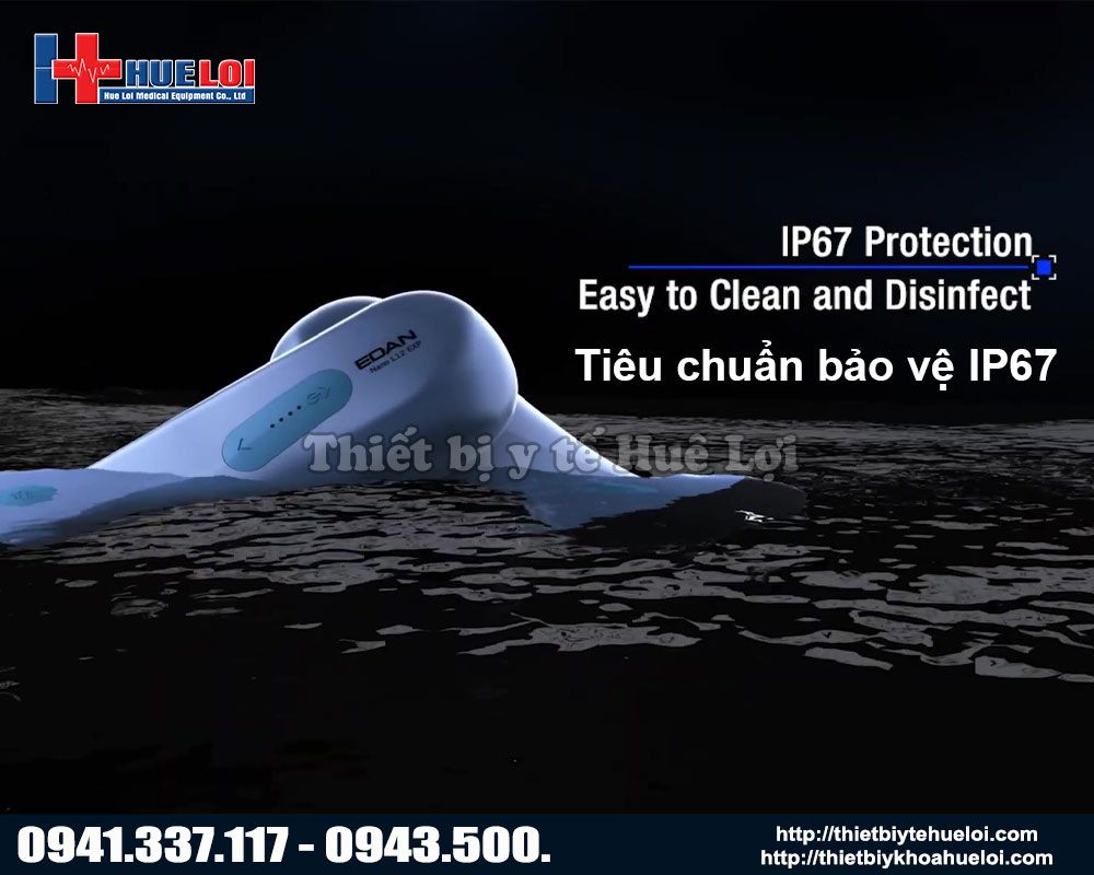Tiêu chuẩn bảo vệ IP67 của máy siêu âm đầu dò tuyến tính
