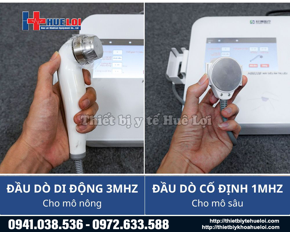 Đầu d&ograve; của m&aacute;y si&ecirc;u &acirc;m trị liệu haobro-hb810b 