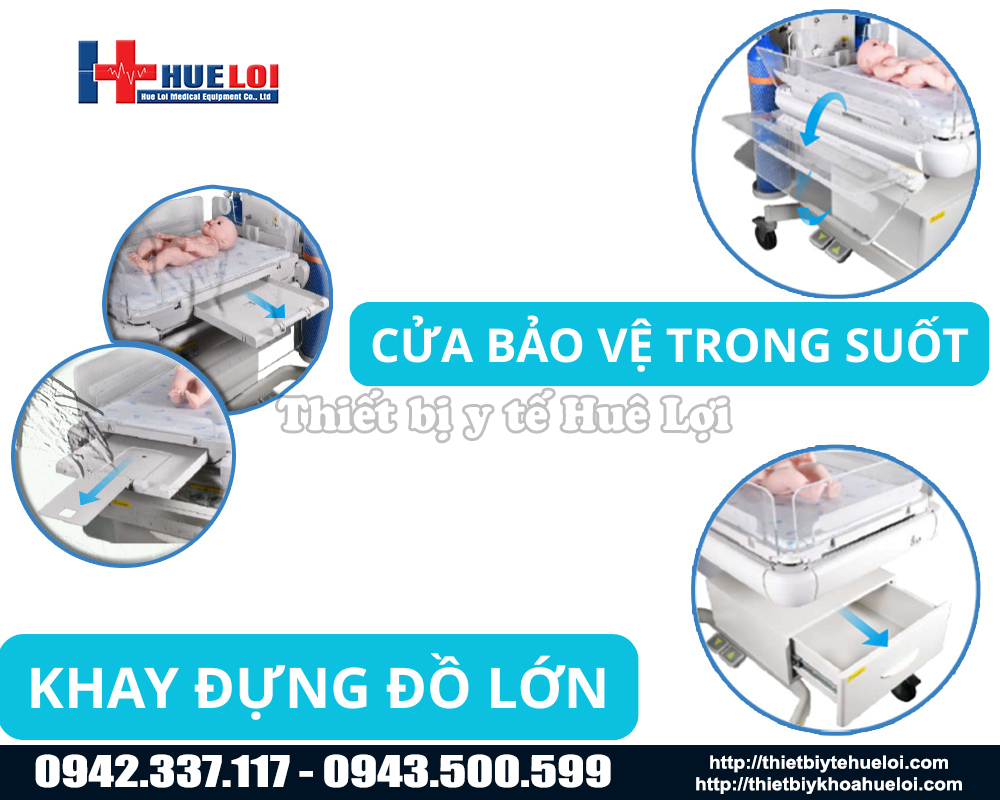 Máy sưởi sơ sinh BNG Medical chính hãng