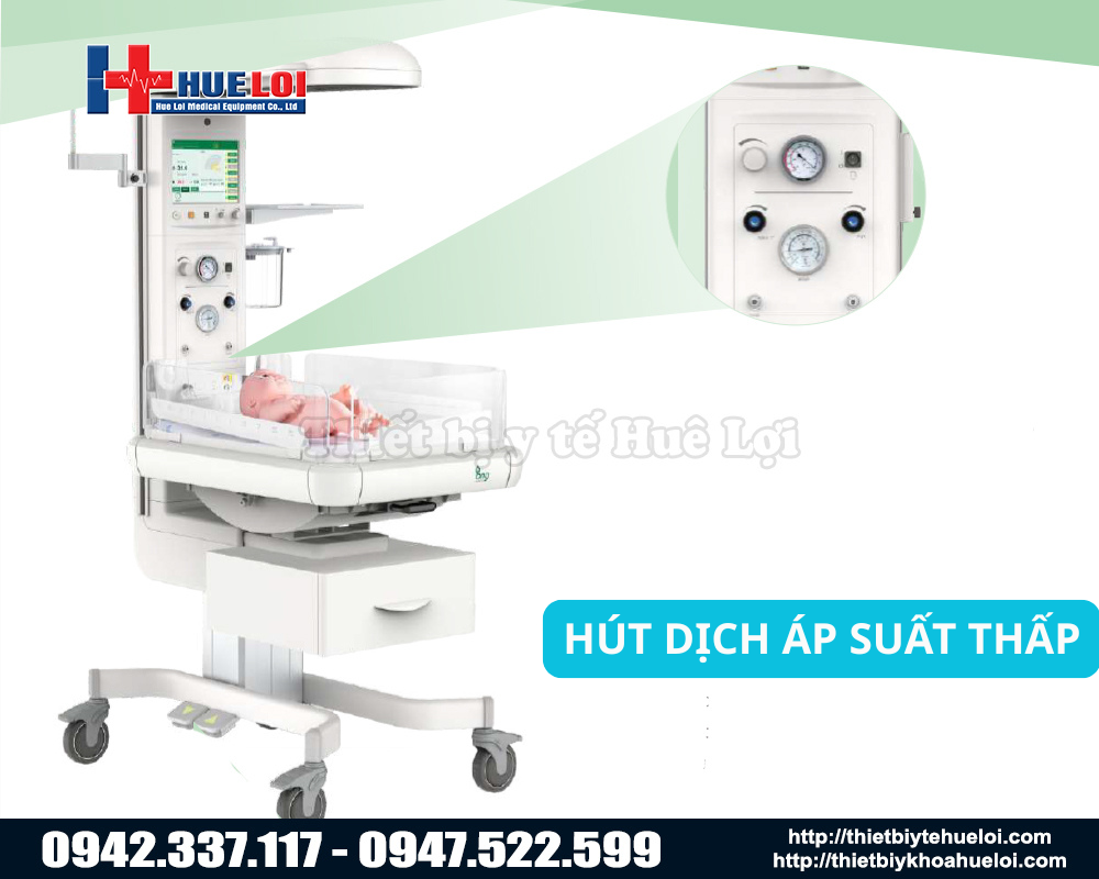 Máy sưởi sơ sinh tích hợp hút dịch ECOSY 830