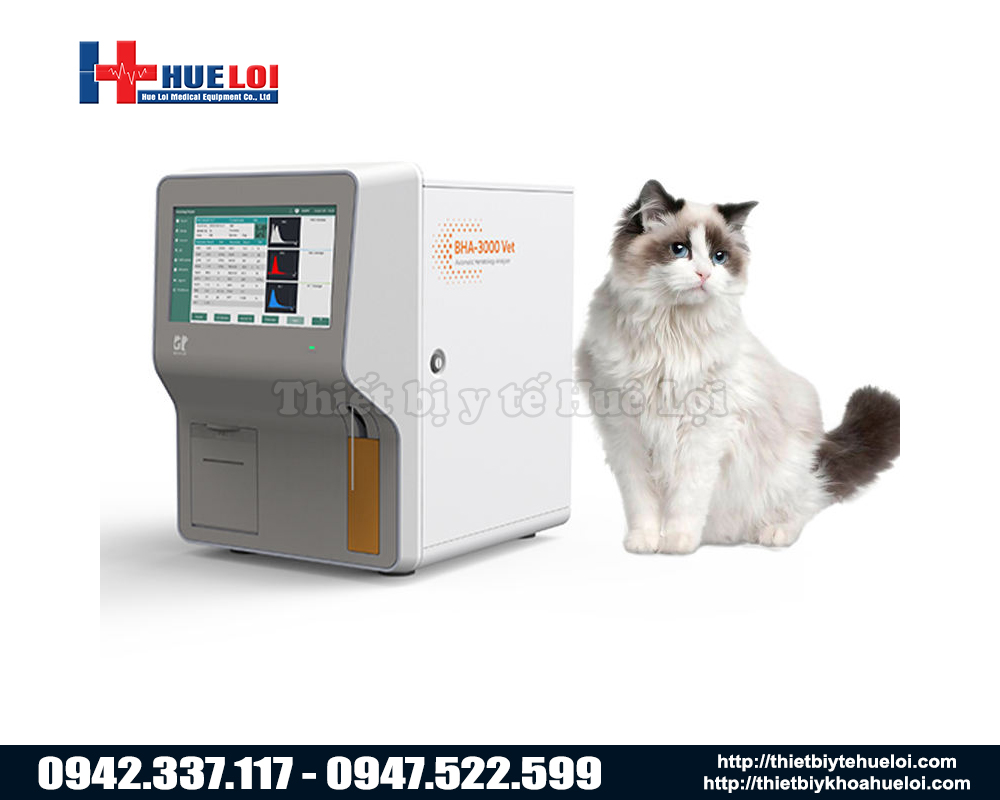 Máy xét nghiệm huyết học 3 thành phần dành cho thú y