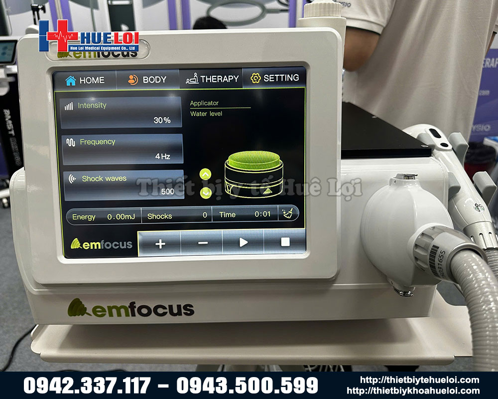 máy xung kích hội tụ emfocus