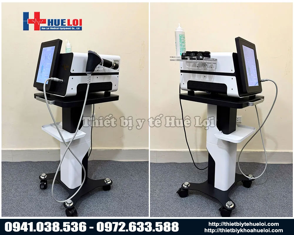 thiết bị trị liệu cơ xương khớp bằng sóng xung kích có lực bắn mạnh nhất hiện nay 