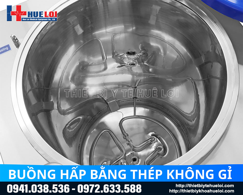 Buồng hấp bằng th&eacute;p kh&ocirc;ng gỉ