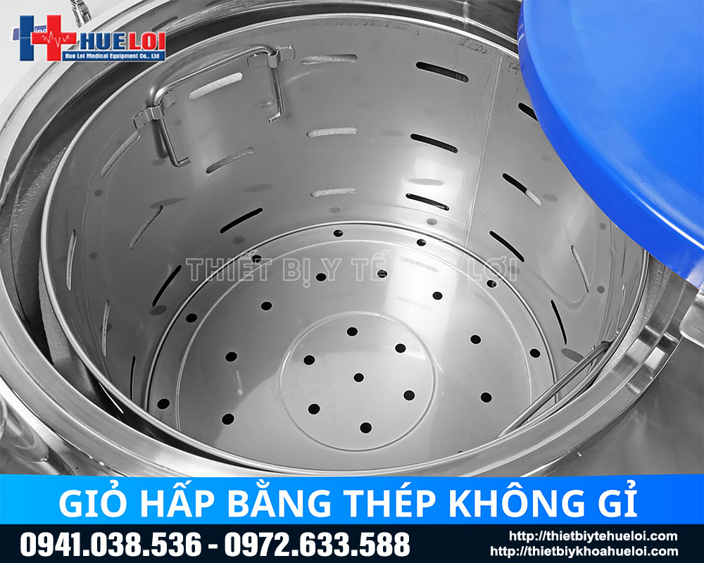 Giỏ hấp bằng th&eacute;p kh&ocirc;ng gỉ