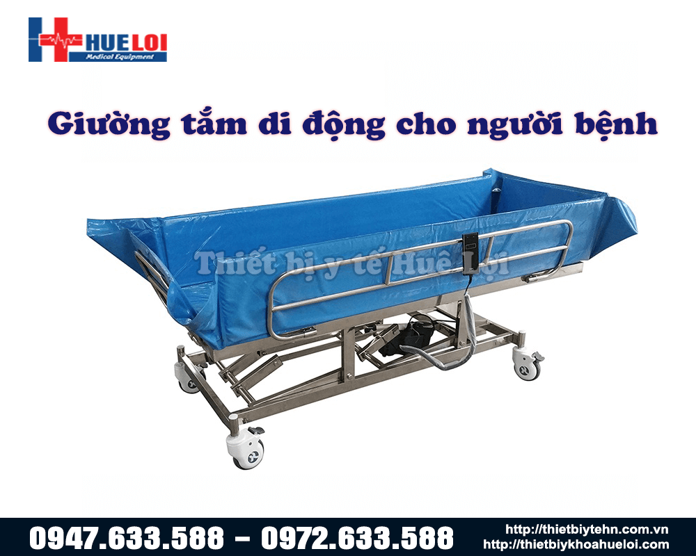 giường tắm di động