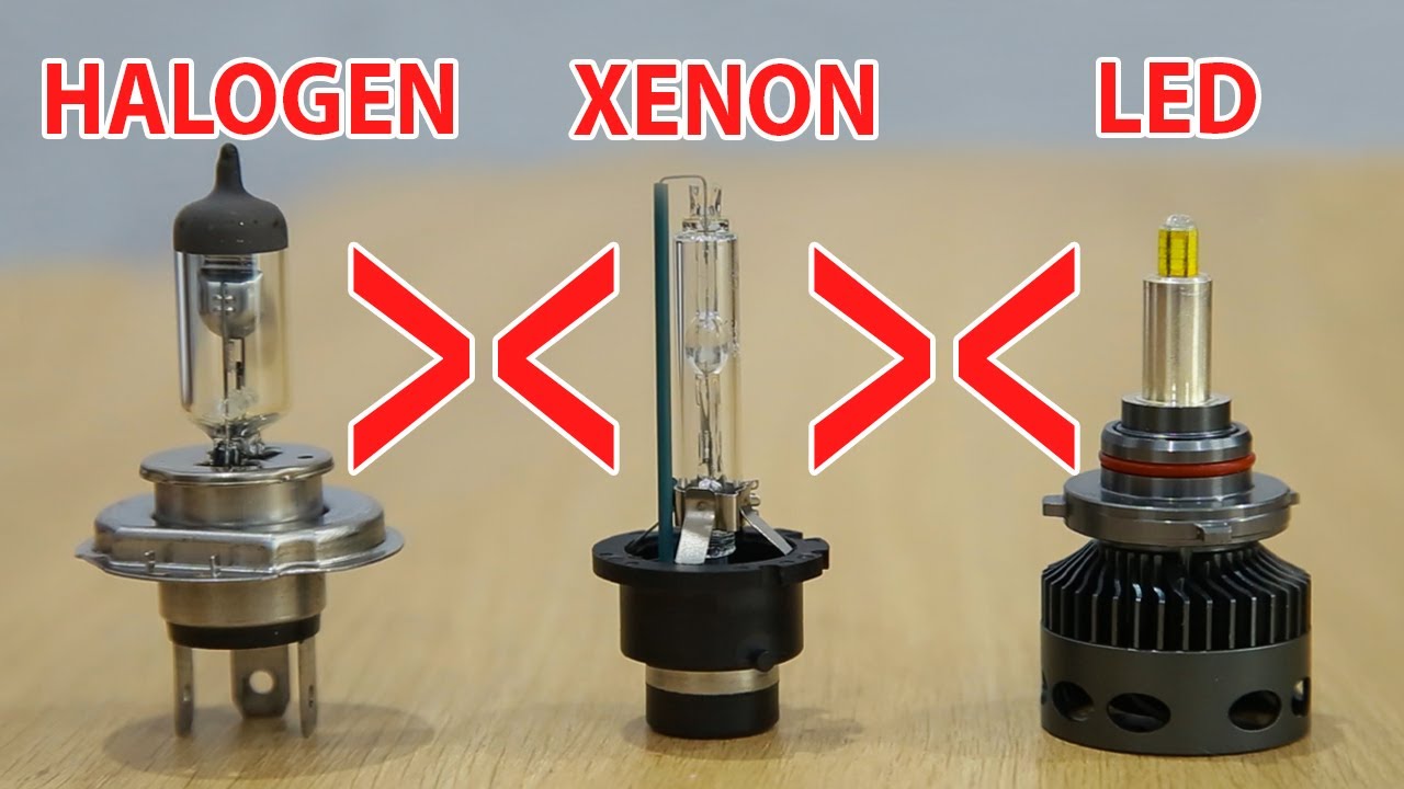 halogen-xenon-led