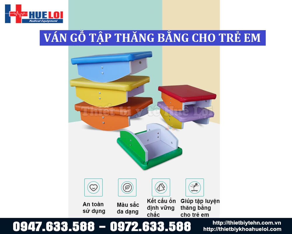 ván gỗ tập thăng bằng cho trẻ em