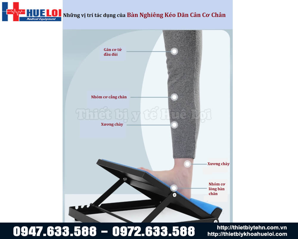 bàn nghiêng tập khớp cổ chân